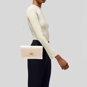 Rodo Elegant Cream Clutch Bag